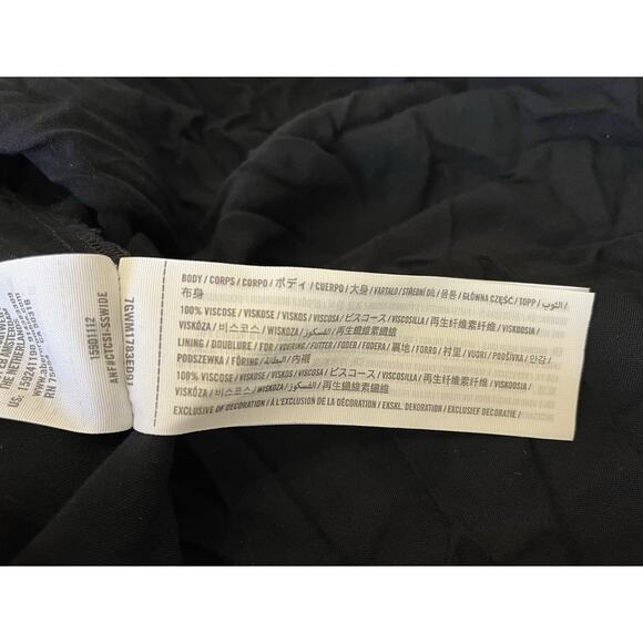 Abercrombie & Fitch Floral High-Low Flare Midi Dress Pocket Boho Bohemian XS - Picture 10 of 15